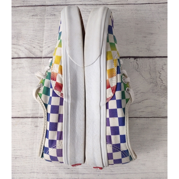 Vans Rainbow Doheny Checkerboard Shoes 6.5 - Picture 3 of 9